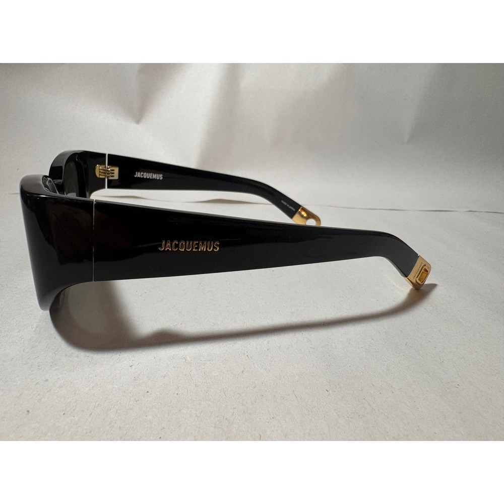 Jacquemus Sunglasses Black Acetate Oval‎ Gold Detail Women - Picture 6 of 12